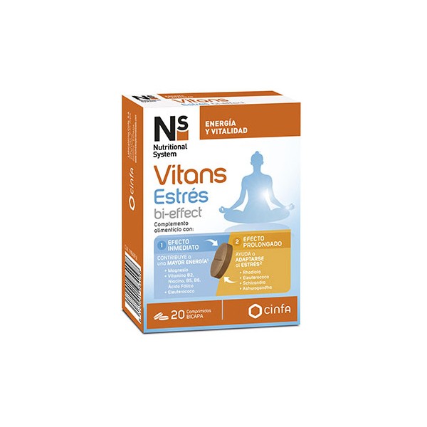 Ns Vitans Estres Bi-Effect 20 Comprimidos bicapa