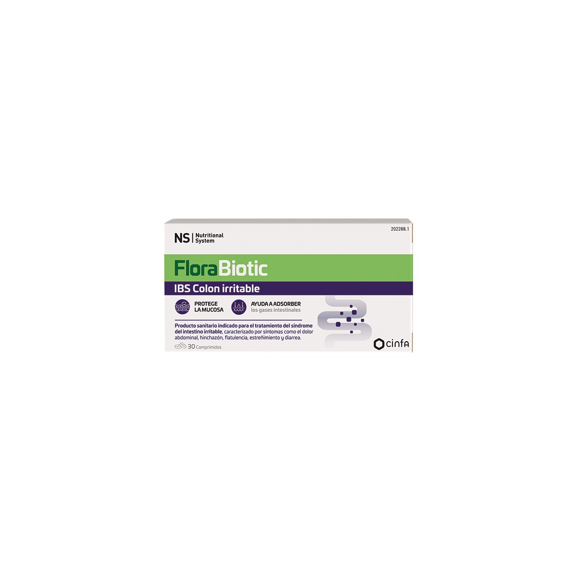 Ns Florabiotic IBS Colon Irritable 30 Comprimidos