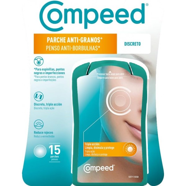 COMPEED® Parche Anti granos* Discreto 15 parches