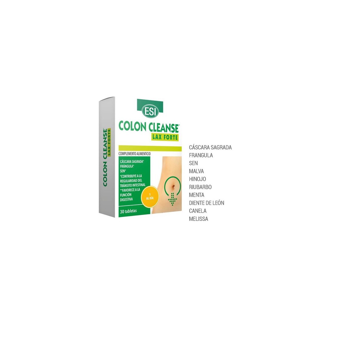 ESI Colon Cleanse Lax Forte 30 tabletas