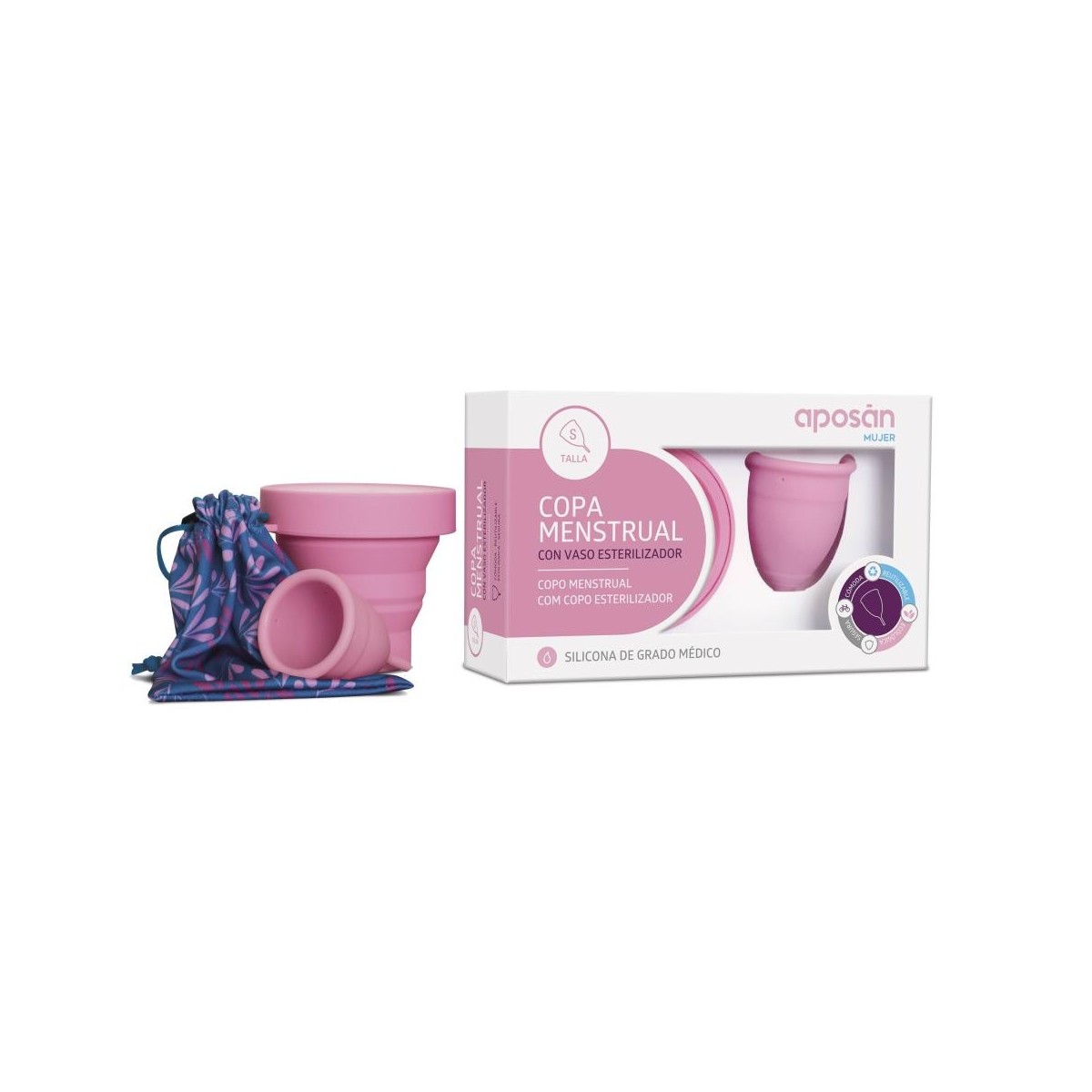 copa menstrual aposan talla s