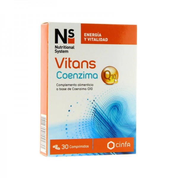 ns vitans coenzima q10 30 comprimidos