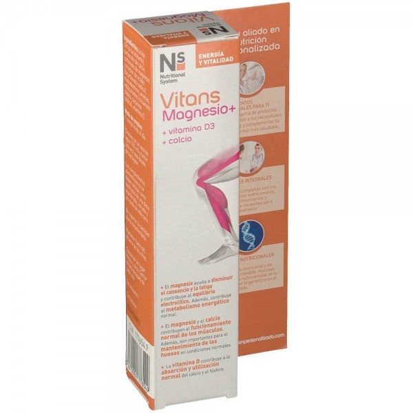 ns vitans magnesio 15 comprimidos efervescentes