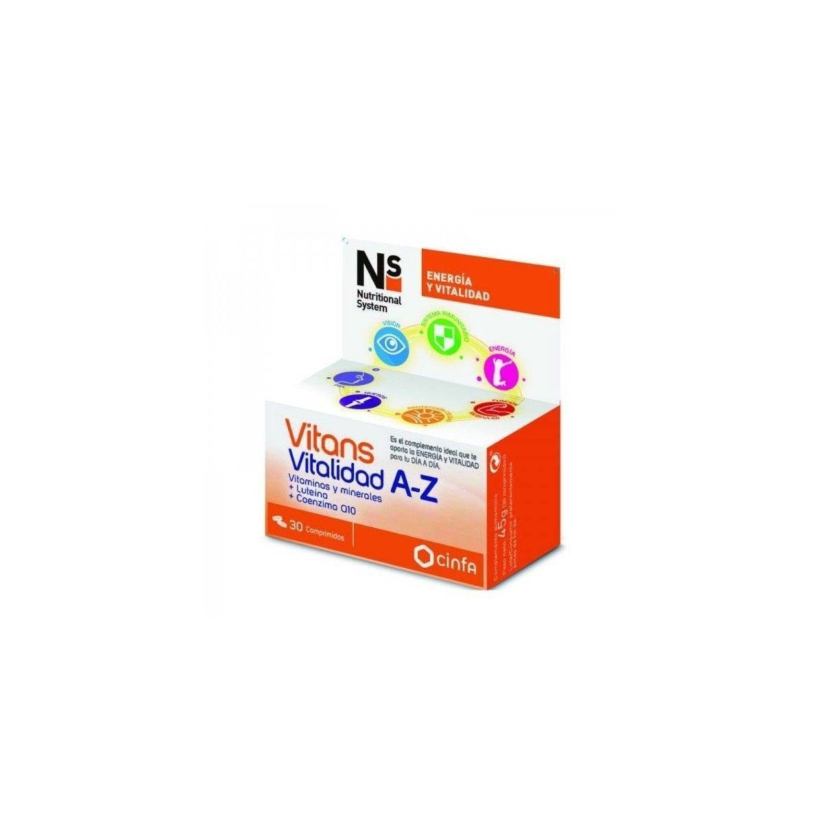 ns vitans vitalidad a z 100 comprimidos