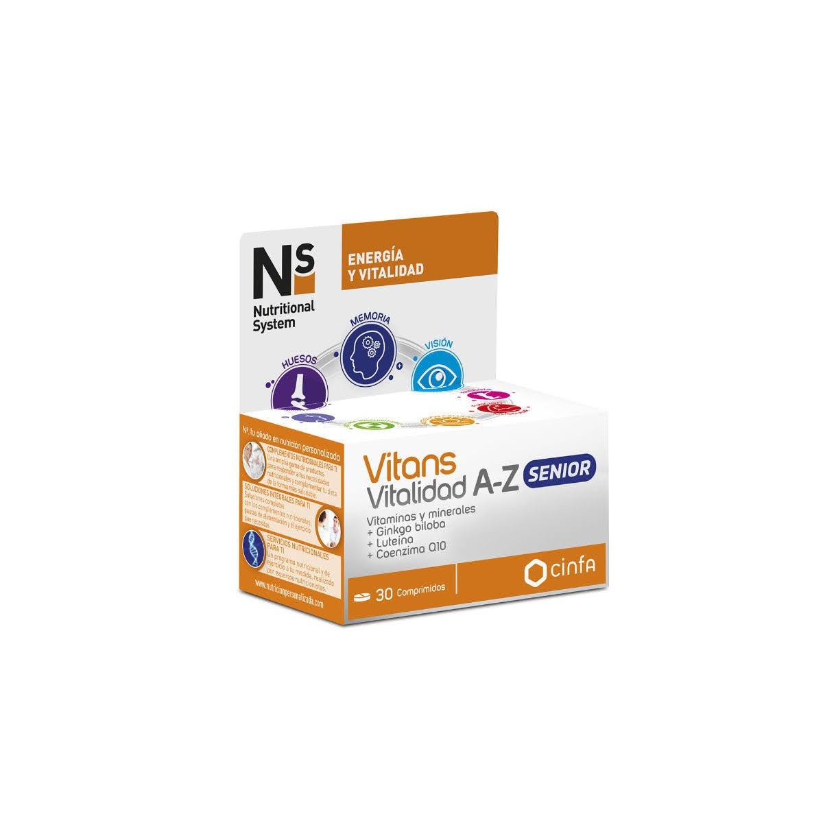ns vitans vitalidad a z senior 30 comprimidos