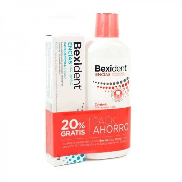bexident encias pack colutorio 500ml pasta 75ml