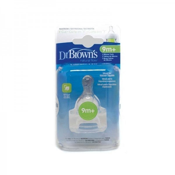 dr browns pack 2 tetinas options estandar corte y