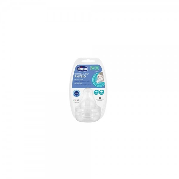 chicco tetina physio flujo rapido 2 uds 4m